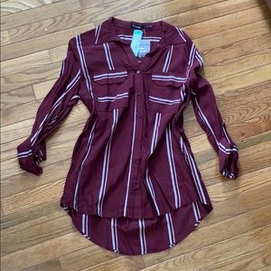 NWT burgundy button down from Stitch Fix